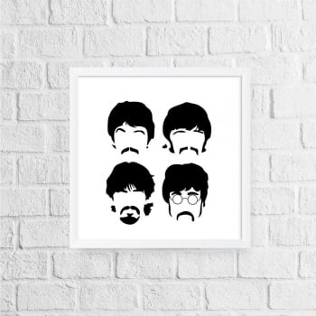 Quadro The Beatles - Minimalista