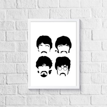 Quadro The Beatles - Minimalista