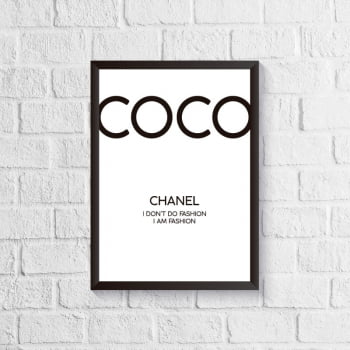Quadro Coco Chanel